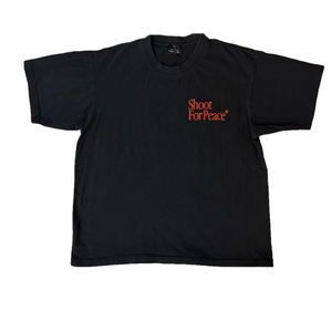 Peace Collection Black Men's Vintage Y2K T-Shirt large